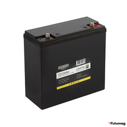 Литиевый тяговый аккумулятор Gelbert LiFePO4 (12V/20Ah/20A/240Wh)