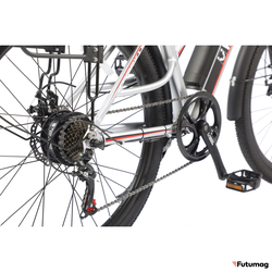 Электровелосипед WHITE SIBERIA CAMRY LIGHT 500W матовый черный