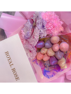 Букет Princess с клубникой