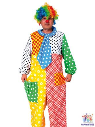 Клоун костюм размер 52-54/ 182 см   +  Ботинки