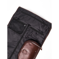 Кожаный портплед / дорожная сумка Milano Premium 
brown (арт. 4035-53)