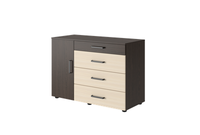 Вега К-02 комод Венге/Дуб молочный