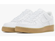 Nike Air Force 1 Low White Brown (Белые) Арт 19 сбоку