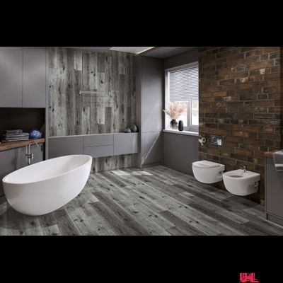 Кварцвиниловая плитка Damy Floor Family LVT Дуб Сильвер T7020-23-LVT 43 класс толщина 2.5 мм с фаской клеевая 4.13 м2