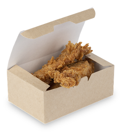 Упаковка  для наггетсов,куриных крыльев,картофеля фри 400 мл S