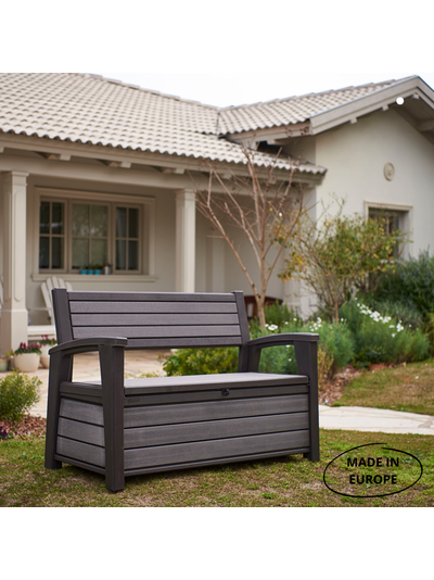 Скамья - сундук Хадсон 227 л. графит