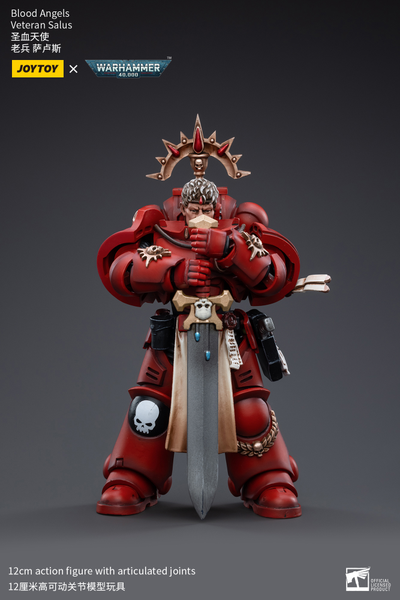 Салюс, ветеран Кровавых Ангелов (Warhammer 40k) - КОЛЛЕКЦИОННАЯ ФИГУРКА 1/18 Blood Angels Veteran Salus (JT3389) - JOYTOY