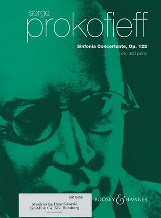 Prokofieff: Sinfonia concertante op.125 fur  Violoncello und Orchester