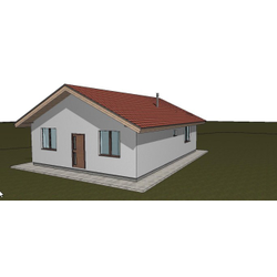 Одноэтажный дом с тремя спальнями 75м² (S24)