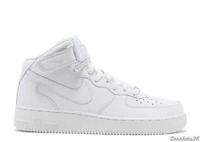 NIKE Air Force 1 Mid White/Белые  Унисекс (36-45)