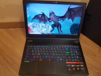 MSI GS63 STEALTH 8RE-021RU ( 15.6 FHD 120Hz I7-8750H GTX1060(6Gb) 16Gb 1Tb + 128SSD )