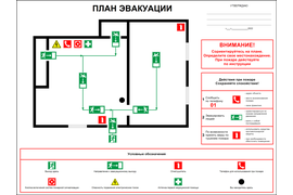 План эвакуации при пожаре