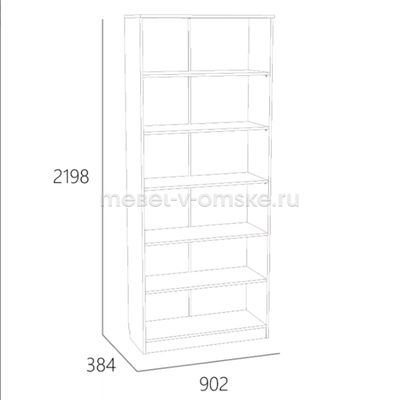 Шкаф комбинированный Оливия - 040.62Х