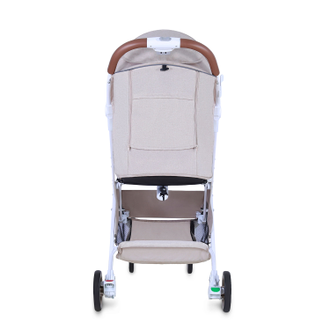 Коляска прогулочная Nuovita Giro Lux Beige, Bianco/Бежевый, Белый