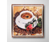 Кофе и красная роза Ah0104 (алмазная мозаика)  mc-mw avmn