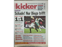 Kicker Magazine 19 February 2009 Иностранные журналы о футболе, Спортивные иностранные журналы