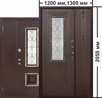 Венеция венге/беленый дуб 1200х205, 1300х205