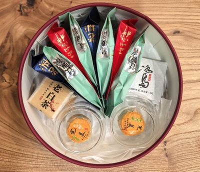 Набор №5 китайского чая и стеклянные пиалы