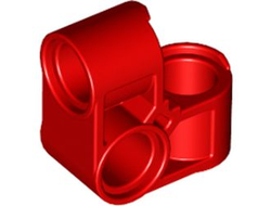 Technic, Pin Connector Perpendicular 2 x 2 Bent, Red (44809 / 6008527)