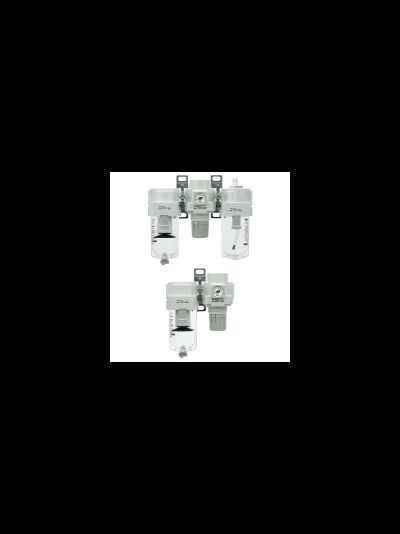 Фильтр-регулятор-маслораспылитель AC-A и AC-B. Принадлежности для модульного монтажа.