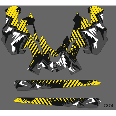 Наклейки на снегоход  Lynx Ranger Expedition Commander 2011-2019 №1214