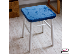 Чехол на табурет Велюр Джинсовый (2 ШТУКИ). Россия