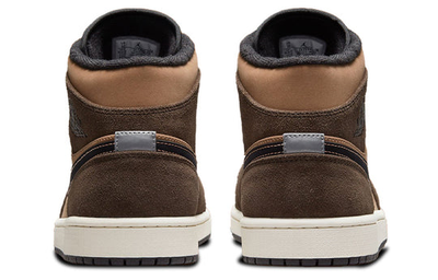 купить дёшево мужские кроссовки Nike Air Jordan 1 Mid SE 'Dark Chocolate' DC7294-200