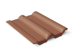 Цементно-песчаная черепица BRAAS Франкфуртская Коричневый