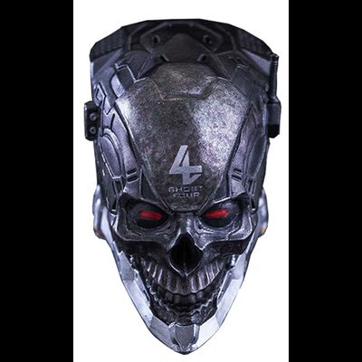 Голова (скульпт) Кибер-череп с LED-подсветкой - 1/6 GHOST FOUR (GS-001) -  Military Empire