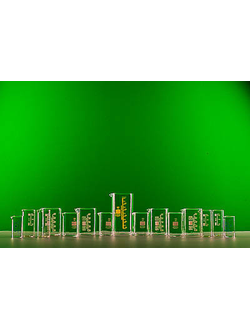 Комплект стаканов химических стеклянных (15 шт.)