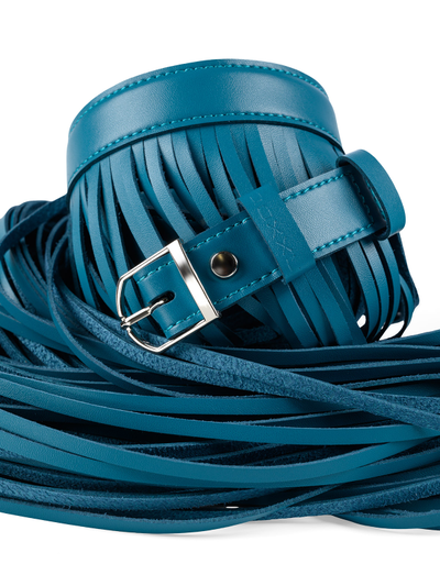 Bonny пояс с бахромой 80 Темно-бирюзовый