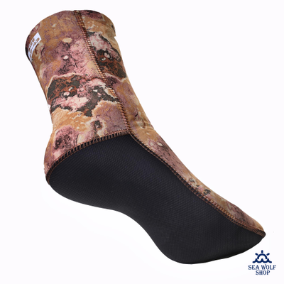 Носки неопреновые 7мм AquaDiscovery "OPEN CELL Duratex Camo" p.38/39