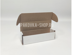 Коробка с откидной крышкой 150*30*30 мм БЕЛЫЙ