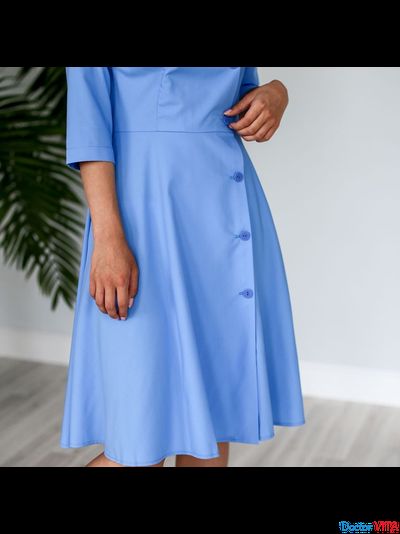 ПЛАТЬЕ DOCLIKE DL317 голубое