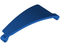 Technic, Panel Curved #51 5 x 13 Tapered Right, Blue (68196 / 6390394)