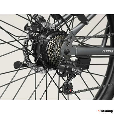 Электровелосипед QRONGE ZEPHYR красный