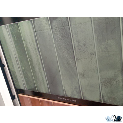 Плитка Azori Bricks Green 31,5 х 63 см настенная зеленый