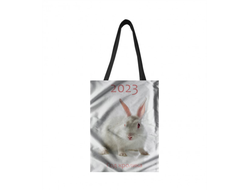 Сумка-шоппер  вертикальная год Кролика №25