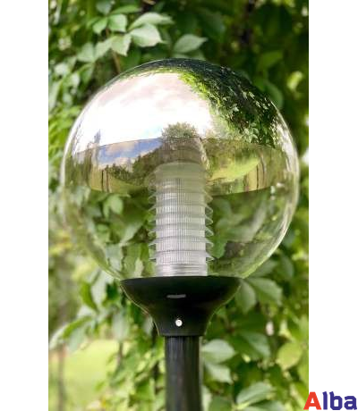 Шар 400мм с золотым напылением Светильник уличный 40см