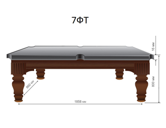 Бильярдный стол Юнкер 6/7/8 футов