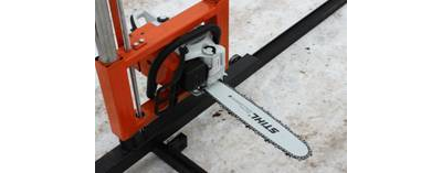 Пилорама шинная на базе цепной бензопилы Stihl MS, от