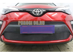 Защита радиатора для Toyota C-HR 2019- black верх