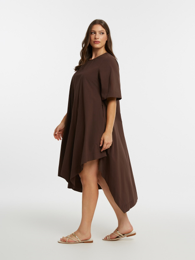 Платье летнее с фалдами