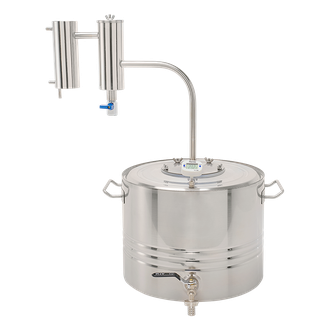 Самогонный аппарат со змеевиком и сухопарником Классик, 20 литров