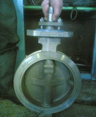 Затвор поворотный дисковый из нержавеющей стали DN250 PN25 тип нр 111 EBRO-ARMATUREN(Германско-Щвецарское производство)