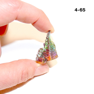 Висмут выращенный (кристалл) №4-65: 8,7г - 27*16*13мм