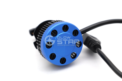 Светодиодные лампы H7 Aozoom P5 с радиатором, 12V, 35W, 6000K, чип Korea WT35