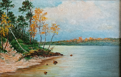 "Берег" холст масло Пинчугов Е.А. 1990-е годы