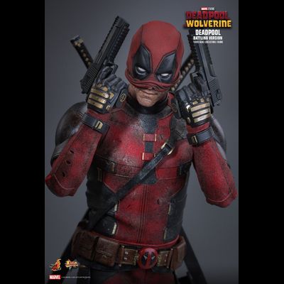 Дэдпул в бою  ("Дэдпул и Росомаха") - Коллекционная фигурка 1/6 Deadpool (Battling Version) (MMS782) - Hot Toys