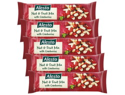 Alesto Nut & fruit with cranberries Орехи и изюм с клюквой 200гр